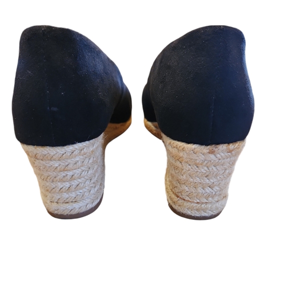 H&M Twine Wedge Heel Peep Toe Size 40 - Picture 4 of 8